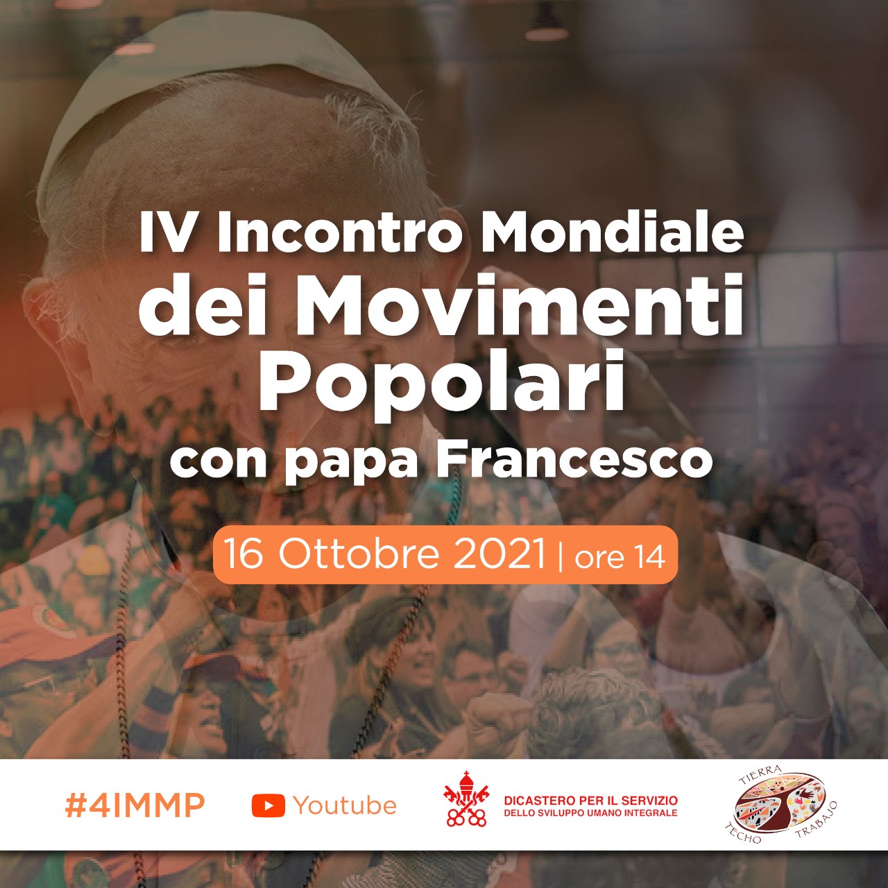 Papa Francesco partecipa alla seconda fase del IV Incontro Mondiale dei Movimenti Popolari (EMMP)