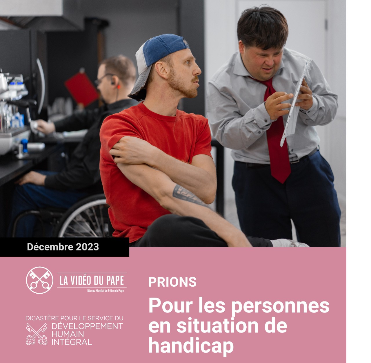 Le pape François demande de prier pour les personnes en situation de handicap