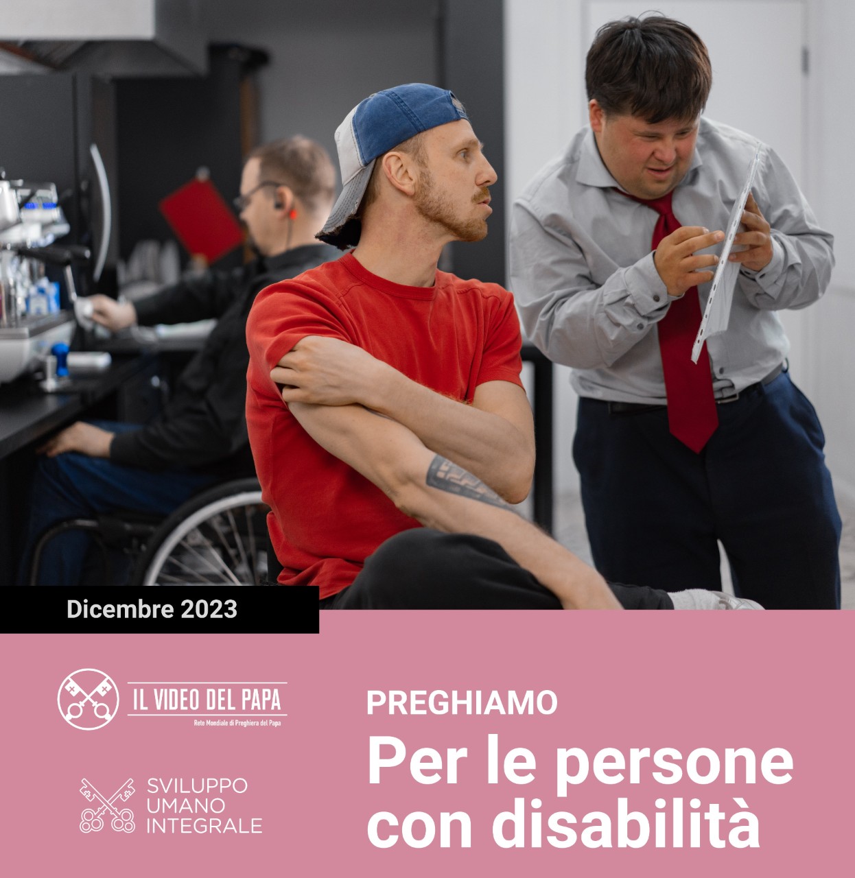 Papa Francesco chiede di pregare per le persone con disabilità 