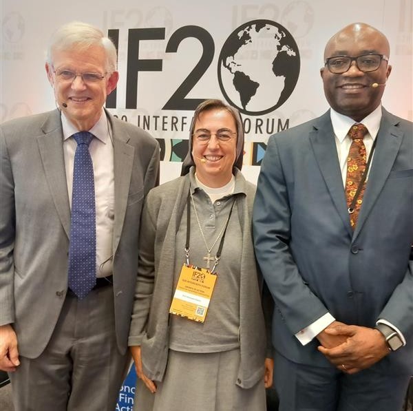 Sister Alessandra Smerilli at the G20 Interfaith Forum 2025