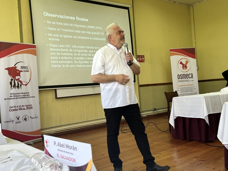 Cardinal Fabio Baggio in Costa Rica to promote the pastoral care of human mobility
